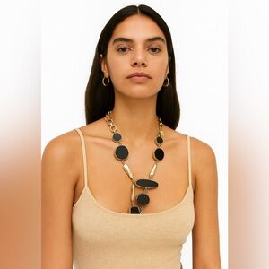 Elegant Black and Gold‎ Necklace